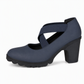 📢📢50 % de réduction !!! 🎉✨ Chaussures Mary Jane pour femme à bout rond, avec lanières croisées, talon bloc, semelle compensée et découpes, à talons hauts