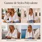 🌸 OFFRE LIMITÉE –50% ! ✨ Haut en dentelle à manches longues et col V pour femme