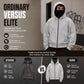 📢📢50 % DE RÉDUCTION !! ⏰ Sweat-shirt unisexe à double capuche et fermeture éclair