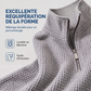 📢📢50 % DE RÉDUCTION !! ⏰ Sweat décontracté pour homme à texture gaufrée, demi-zip