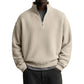 📢📢50 % DE RÉDUCTION !! ⏰ Sweat décontracté pour homme à texture gaufrée, demi-zip