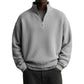📢📢50 % DE RÉDUCTION !! ⏰ Sweat décontracté pour homme à texture gaufrée, demi-zip