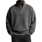 📢📢50 % DE RÉDUCTION !! ⏰ Sweat décontracté pour homme à texture gaufrée, demi-zip