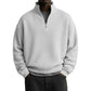 📢📢50 % DE RÉDUCTION !! ⏰ Sweat décontracté pour homme à texture gaufrée, demi-zip