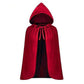 🎃 -50 % | 🖤 Cape d’Halloween à Capuche en Velours & Dentelle – Sorcière, Vampire & Cosplay