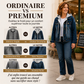 🌸 OFFRE LIMITÉE –50% ! ✨ Veste en jean à capuche superposée pour femme, avec doublure chaude