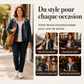 🌸 OFFRE LIMITÉE –50% ! ✨ Veste en jean à capuche superposée pour femme, avec doublure chaude