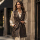 🌸 OFFRE LIMITÉE –50% ! ✨ Veste sans manches pour femme en cuir PU élégant