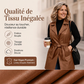 🌸 OFFRE LIMITÉE –50% ! ✨ Veste sans manches pour femme en cuir PU élégant