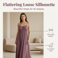 🔥 -50 % | 👗 Robe Longue Fluide Femme à Lien Ajustable – Élégance Sans Effort