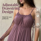 🔥 -50 % | 👗 Robe Longue Fluide Femme à Lien Ajustable – Élégance Sans Effort