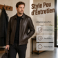 📢📢50 % DE RÉDUCTION !! ⏰ Blouson en cuir urbain raffiné