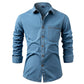 📢📢50 % DE RÉDUCTION !! ⏰ Chemise en jean décontractée à manches longues pour homme