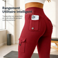 🌸 OFFRE LIMITÉE –50% ! ✨ Pantalons de yoga cargo taille haute pour femme