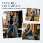 🌸 OFFRE LIMITÉE –50% ! ✨ Manteau long en jean doublé chaud pour femme