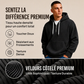 📢📢50 % DE RÉDUCTION !! ⏰ Sweat à capuche décontracté en velours côtelé pour homme, demi-zip