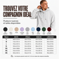 📢📢50 % DE RÉDUCTION !! ⏰ Sweat à capuche décontracté en velours côtelé pour homme, demi-zip