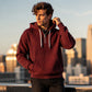 📢📢50 % DE RÉDUCTION !! ⏰ Sweat à capuche décontracté en velours côtelé pour homme, demi-zip