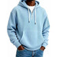 📢📢50 % DE RÉDUCTION !! ⏰ Sweat à capuche décontracté en velours côtelé pour homme, demi-zip