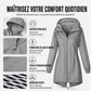 🌸 OFFRE LIMITÉE –50% ! ✨ Veste à capuche imperméable d'extérieur pour femme