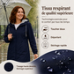 🌸 OFFRE LIMITÉE –50% ! ✨ Veste à capuche imperméable d'extérieur pour femme