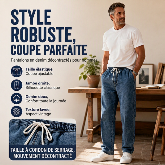💎 50% DE RÉDUCTION ! 💎 Jean droit ample pour homme