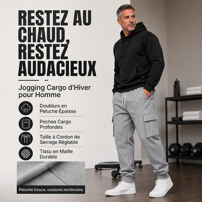 🔥 50% DE RÉDUCTION ! ✨ Joggers cargo amples pour homme avec cordon de serrage