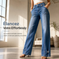 🔥 -50 % | 👖 Jean Large Rétro Femme – Taille Haute & Effet Jambes Allongées