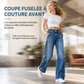 🔥 -50 % | 👖 Jean Large Rétro Femme – Taille Haute & Effet Jambes Allongées