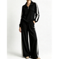🔥 -50 % | ✨ Ensemble 2 Pièces Femme – Demi-Zip, Bandes Latérales & Jambes Larges