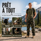Pantalon cargo camouflage multi-poches pour hommes