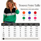 🔥 -50 % | 🎨 Sweat Demi-Zip Color-Block Femme – Décontracté & Tendance