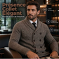 🔥 -50 % | 🧥 Cardigan Homme Col Châle – Double Boutonnage & Style Élégant