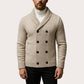 🔥 -50 % | 🧥 Cardigan Homme Col Châle – Double Boutonnage & Style Élégant