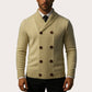 🔥 -50 % | 🧥 Cardigan Homme Col Châle – Double Boutonnage & Style Élégant