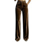 🔥 -50 % | 👖 Pantalon Fluide Femme Taille Haute – Coupe Large & Élégance Décontractée