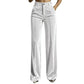 🔥 -50 % | 👖 Pantalon Fluide Femme Taille Haute – Coupe Large & Élégance Décontractée