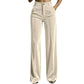 🔥 -50 % | 👖 Pantalon Fluide Femme Taille Haute – Coupe Large & Élégance Décontractée