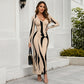 🔥 -50 % | 👗 Robe Longue Imprimée Femme – Coupe Ajustée & Élégance Féminine