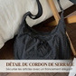 🔥 -50 % | 👜 Sac Cloud Femme à Carreaux – Design Plissé & Grande Capacité