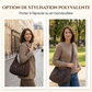 🔥 -50 % | 👜 Sac Cloud Femme à Carreaux – Design Plissé & Grande Capacité