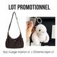 🔥 -50 % | 👜 Sac Cloud Femme à Carreaux – Design Plissé & Grande Capacité