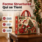 🔥 -50 % | 🎄 Sac Cabas Matelassé de Noël Femme – Design Festif & Grande Capacité