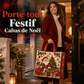 🔥 -50 % | 🎄 Sac Cabas Matelassé de Noël Femme – Design Festif & Grande Capacité