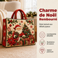 🔥 -50 % | 🎄 Sac Cabas Matelassé de Noël Femme – Design Festif & Grande Capacité