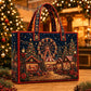 🔥 -50 % | 🎄 Sac Cabas Matelassé de Noël Femme – Design Festif & Grande Capacité