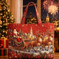 🔥 -50 % | 🎄 Sac Cabas Matelassé de Noël Femme – Design Festif & Grande Capacité