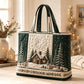 🔥 -50 % | 🎄 Sac Cabas Matelassé de Noël Femme – Design Festif & Grande Capacité