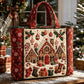 🔥 -50 % | 🎄 Sac Cabas Matelassé de Noël Femme – Design Festif & Grande Capacité