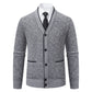 Cardigan en tricot décontracté à boutons pour homme